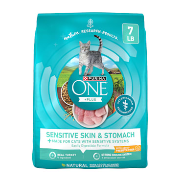 purina one sensitive systems cat food walmart