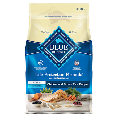 Blue Buffalo Life Protection Formula Natural Adult Chicken and Brown Rice Dry Dog Food