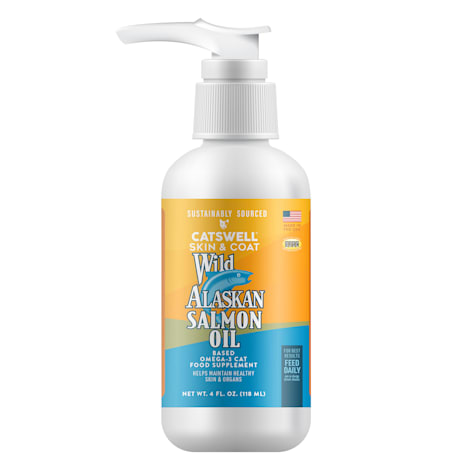 Wild Alaskan Skin & Coat Salmon Oil Based Omega-3 Supplement for Cats