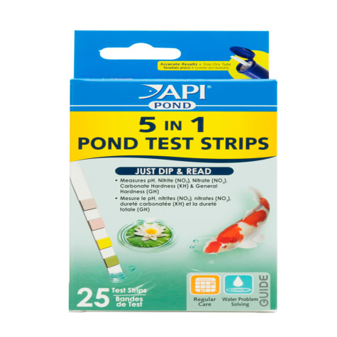 API 5 in 1 Pond Water Test Strips