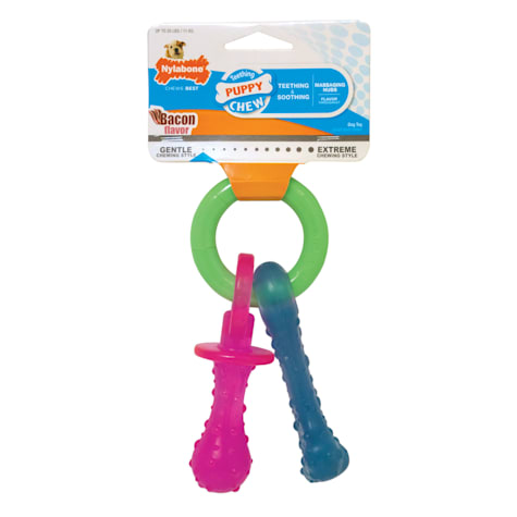 Nylabone Puppy Teething Pacifier Flexible Chew Toy