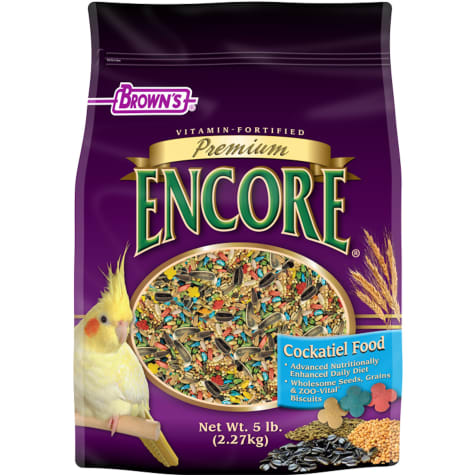 Brown's Encore Premium Cockatiel Food
