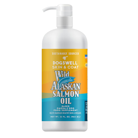 Wild Alaskan Skin & Coat Salmon Oil Based Omega-3 Supplement for Dogs