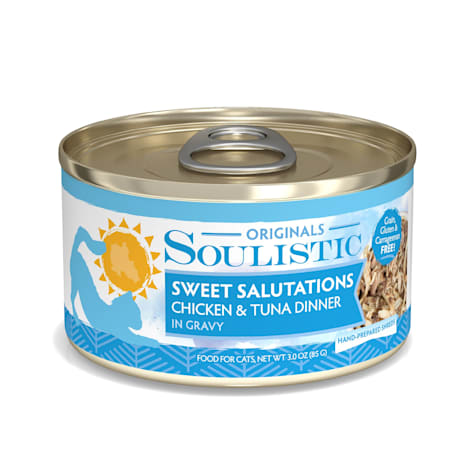 Soulistic Originals Sweet Salutations Chicken & Tuna Dinner in Gravy Wet Cat Food