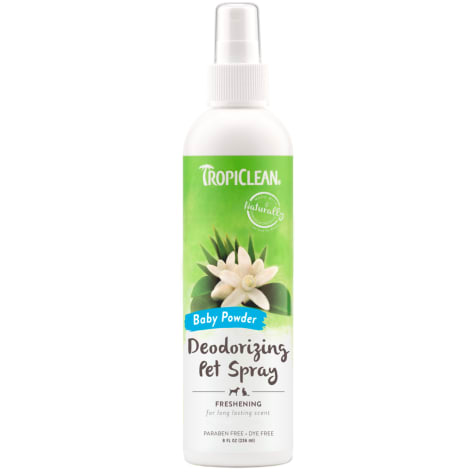 TropiClean Baby Powder Deodorizing Spray for Pets