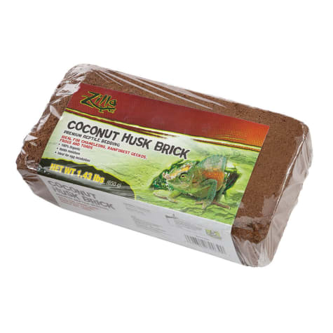 Zilla Coconut Husk Brick Reptile Bedding