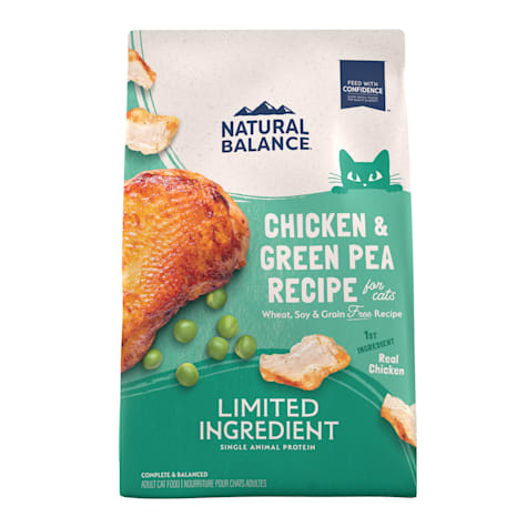 Natural Balance Limited Ingredient Adult Grain-Free Dry Cat Food Green Pea & Chicken Recipe