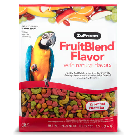 ZuPreem AvianMaintenance FruitBlend Bird Diet for Large Birds