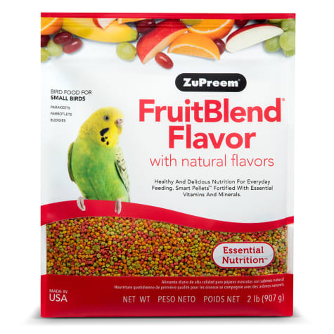ZuPreem AvianMaintenance FruitBlend Bird Diet for Small Birds