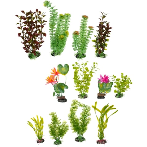 Imagitarium Variety Pack Plastic Aquarium Plants