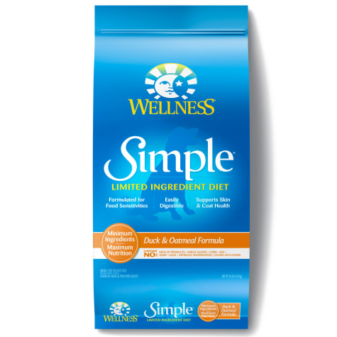 Wellness Simple Natural Limited Ingredient Duck and Oatmeal Recipe Dry Dog Food