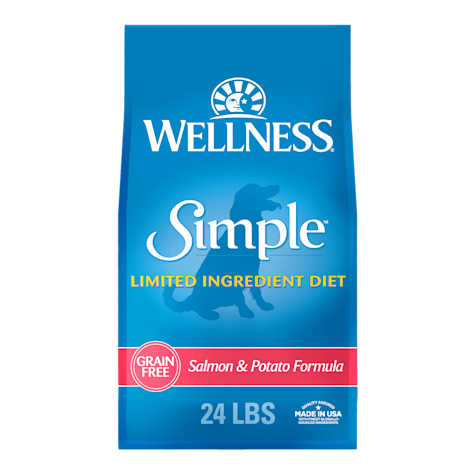 Wellness Simple Natural Grain Free Limited Ingredient Salmon and Potato Recipe Dry Dog Food