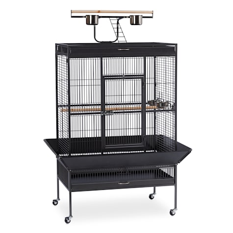 Prevue Pet Products Signature Select Series Wrought Iron Bird Cage in Black