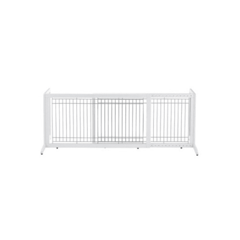 Richell Freestanding Pet Gate in Origami White