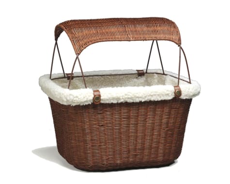 large wicker bike basket