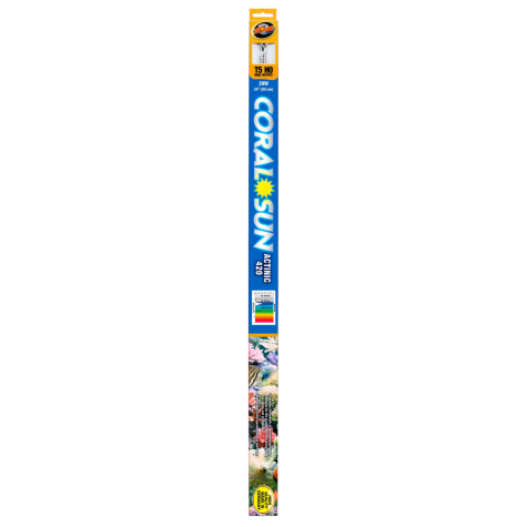 Zoo Med T-5 HO Coral Sun Actinic 420 Fluorescent Bulb