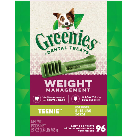 Greenies Weight Management Natural Dog Dental Care Chews Dog Treats
