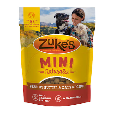 Zuke's Mini Naturals Soft and Chewy with Peanut Butter and Oats Training Dog Treats