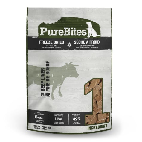 PureBites Freeze Dried Beef Liver Dog Treats