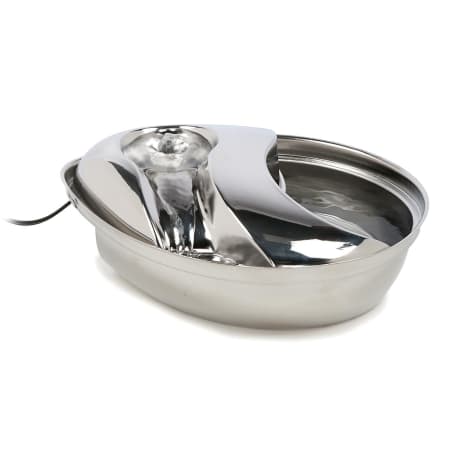 Pioneer Pet Raindrop Stainless Steel Pet Drinking Fountain