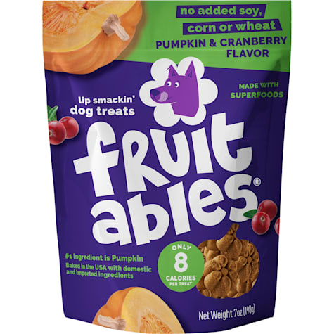 Fruitables Pumpkin & Cranberry Flavor Baked Deliciously Health Dog Treats