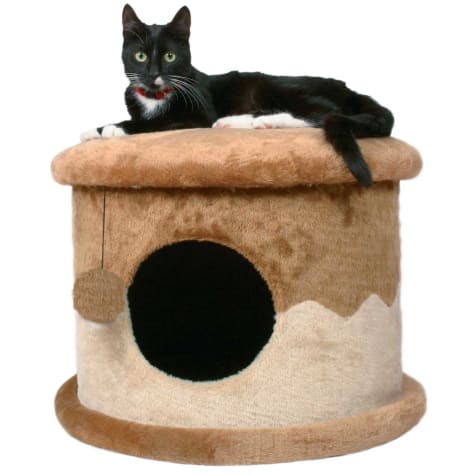 plush cat house