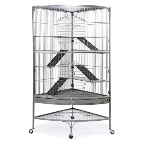Prevue Pet Products Corner Black Ferret Cage