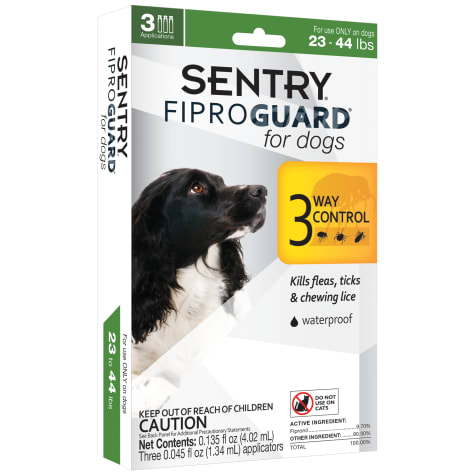 Sentry FIPROGUARD Dog & Puppies 23 to 44 lbs. Topical Flea & Tick Treatment