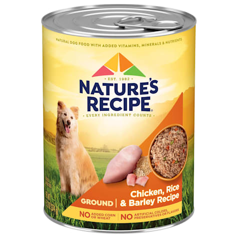Nature's Recipe Easy to Digest Chicken, Rice & Barley Formula Canned Dog Food