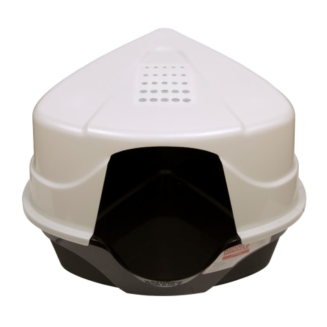 nature's miracle advanced corner hooded cat litter box