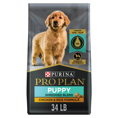 Purina Pro Plan High Protein Shredded Blend Chicken & Rice Formula Puppy Food