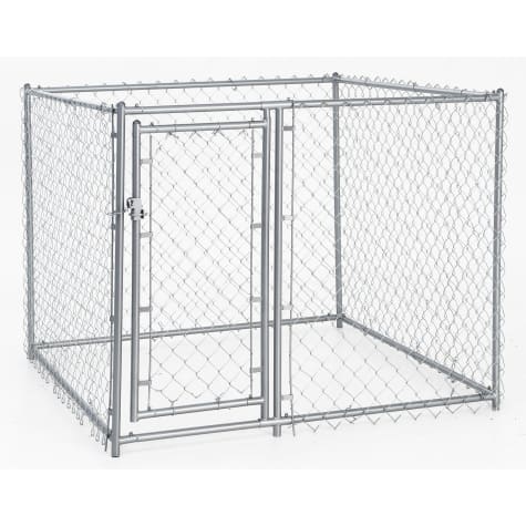 Lucky Dog Boxed Chain Link Kennel