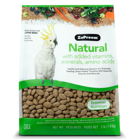 ZuPreem Classic AvianMaintenance Natural Bird Diet for Large Parrots