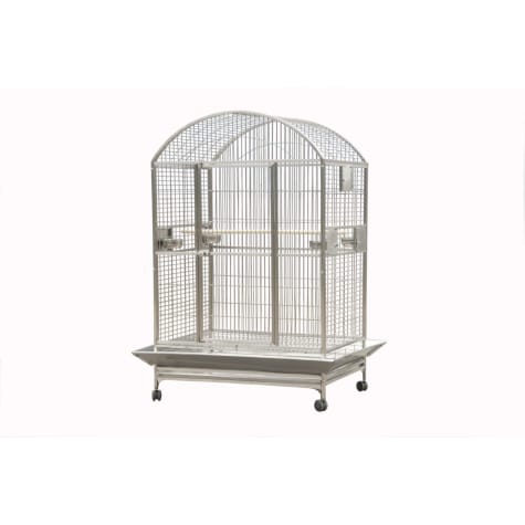 A&E Cage Company Platinum Macaw Mansion Enormous X-Large Dometop Bird Cage