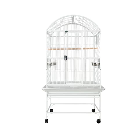 A&E Cage Company Palace Dometop Bird Cage in White
