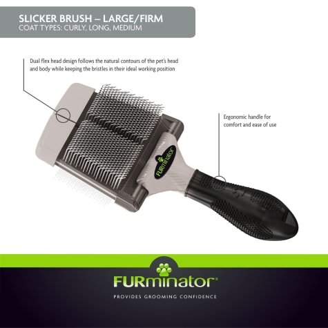 furminator firm slicker brush