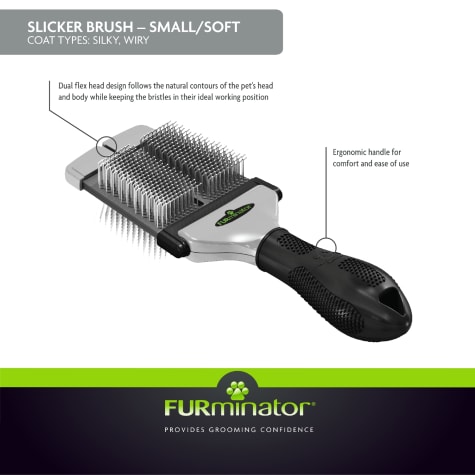 small slicker brush for dogs