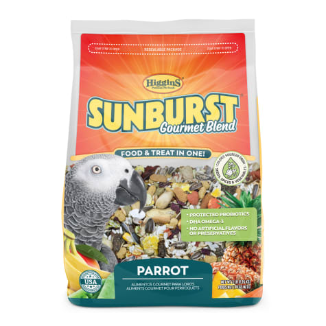 Higgins Sunburst Gourmet Food Mix for Parrots