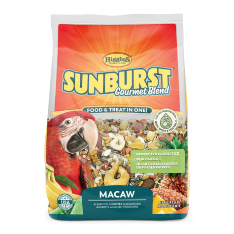 Higgins Sunburst Gourmet Food Mix for Macaws