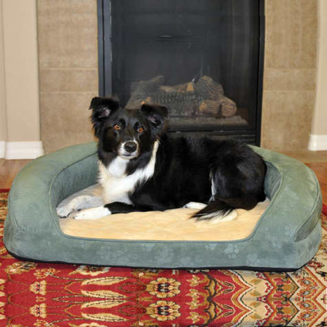 K&H Deluxe Ortho Bolster Sleeper Dog Bed