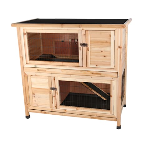 TRIXIE Natura Two Story Animal Hutch in Brown