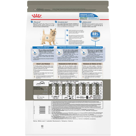 royal canin mini weight care dry dog food