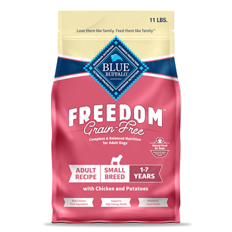 Blue Buffalo Freedom Supports High Energy Needs Chicken & Potatoes Grain-Free Small Breed Dry Dog Food