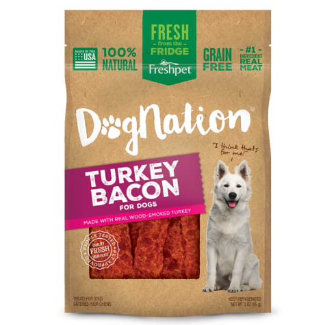 Freshpet Dognation Turkey Bacon Dog Treats