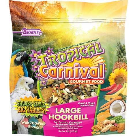 Brown's Tropical Carnival Gourmet Large Hookbill Food