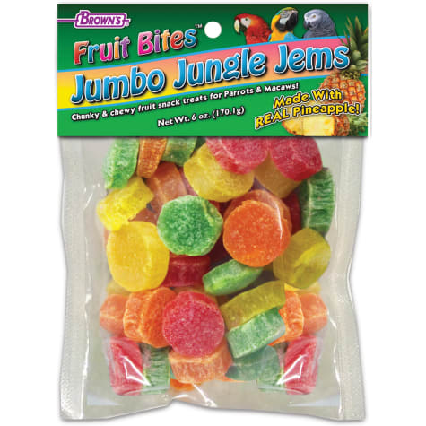 Brown's Fruit Bites Jungle Jems Parrot Treats