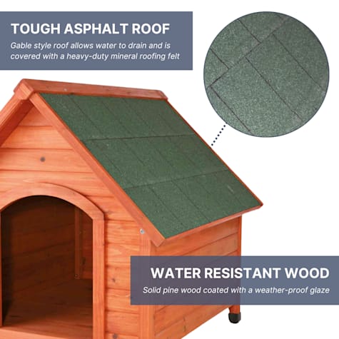 TRIXIE Natura Pitched Roof Dog House