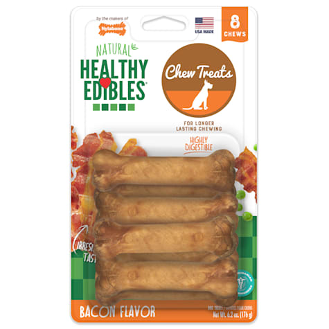 Nylabone Healthy Edibles Bacon Flavored Petite Dog Bone Chews