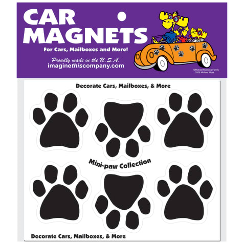 Imagine This Mini Paw Magnets 6 Pack