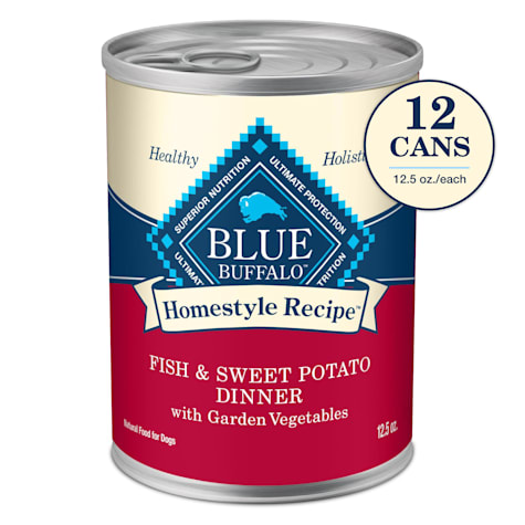 Blue Buffalo Blue Homestyle Recipe Fish And Sweet Potato Dinner With Garden Vegetables Wet Dog Food